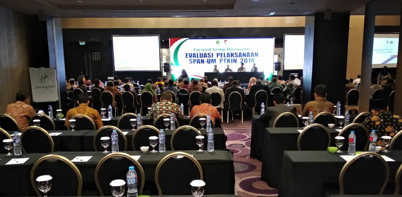 Gambar Panitia Nasional Gelar FGD Evaluasi SPAN-UM PTKIN 2018 di Bandung